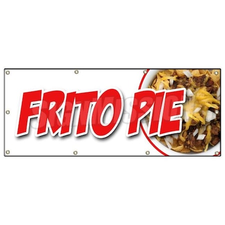 Signmission FRITO PIE BANNER SIGN chili cheese corn chips texas style tamale fresh B-96 Frito Pie